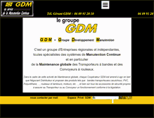Tablet Screenshot of gdm-fr.com